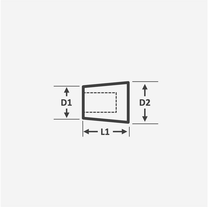Konische Silikonstopfen Hohl