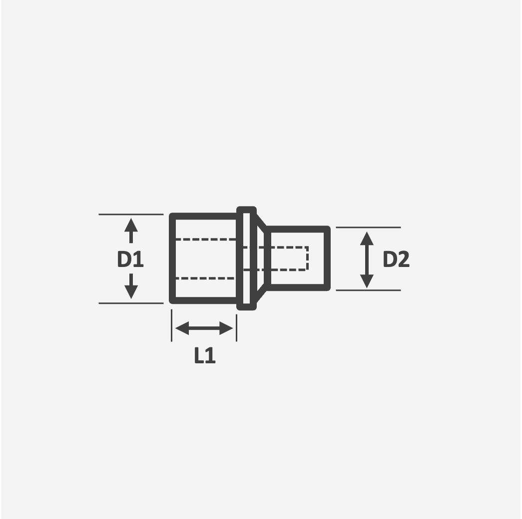 Zylindrische Gewindestopfen Glatt