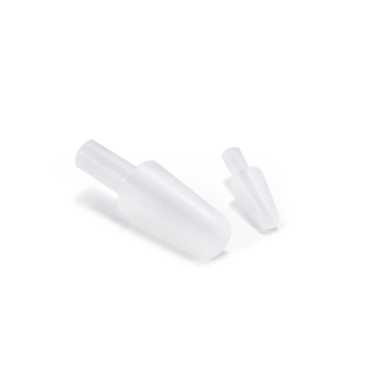 Tapered silicone plugs with grip for masking holes in hard-to-reach areas, temperature-resistant up to 250°C